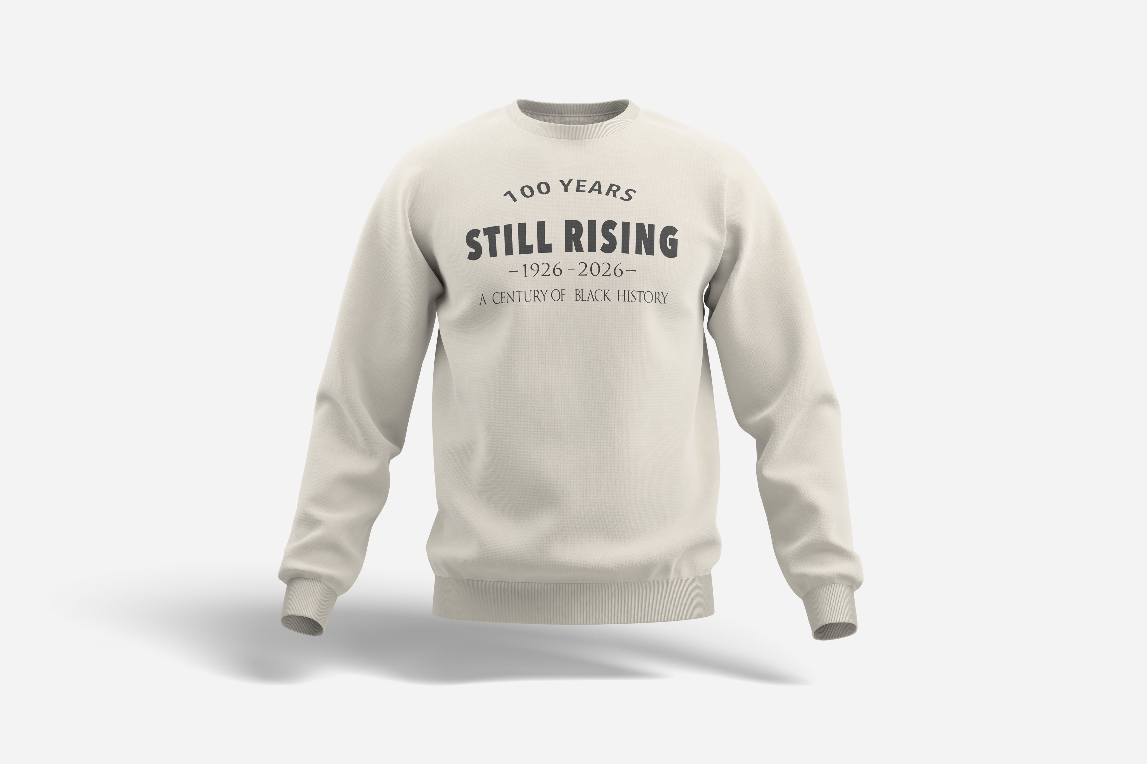 100 Years Still Rising Sweatshirt Sweatshirt Bella Canvas Heather Dust XS