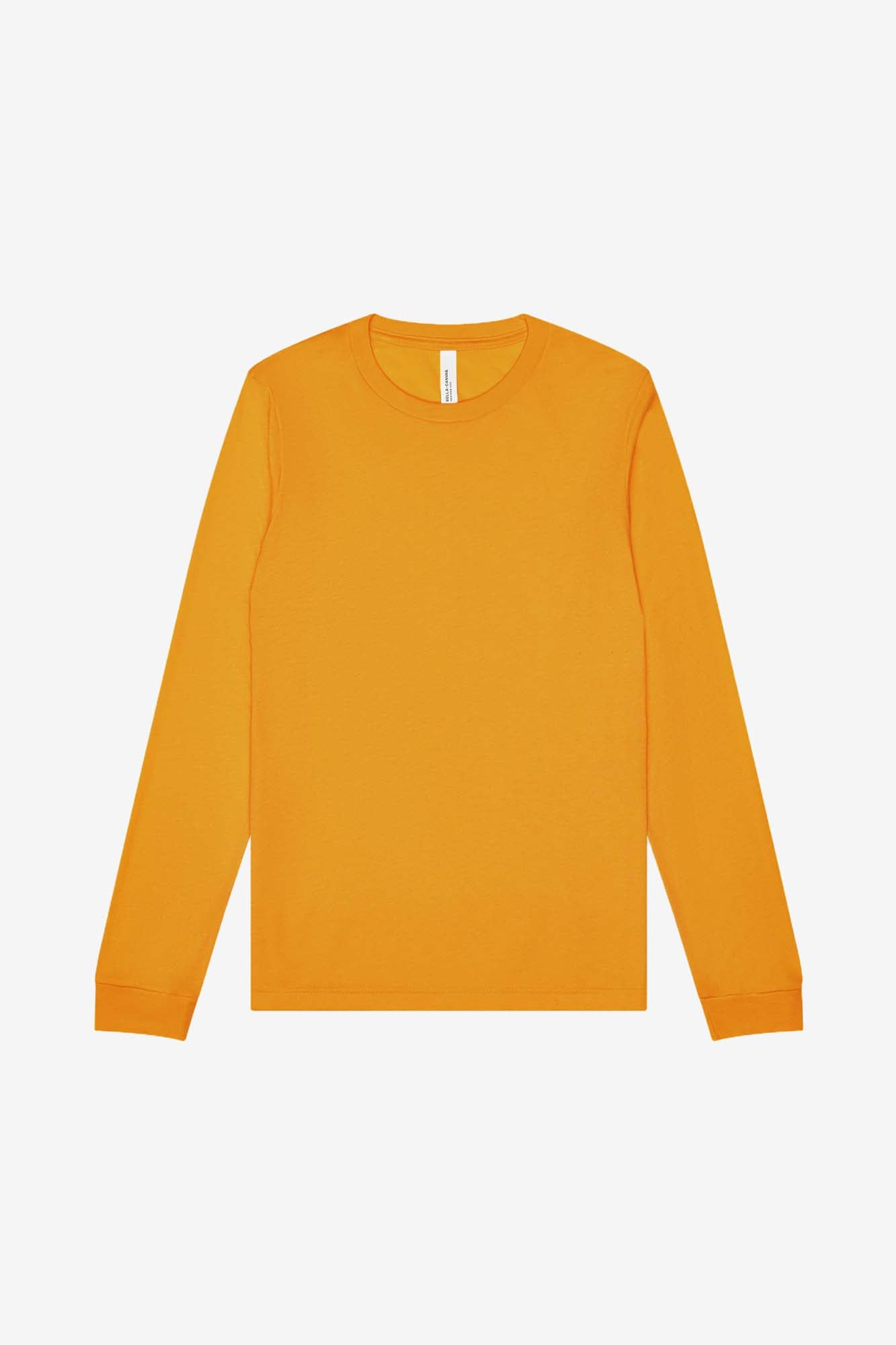 Customizable Unisex Heather CVC Long Sleeve Tee Long Sleeve T-Shirt Bella Canvas XS Heather Mustard