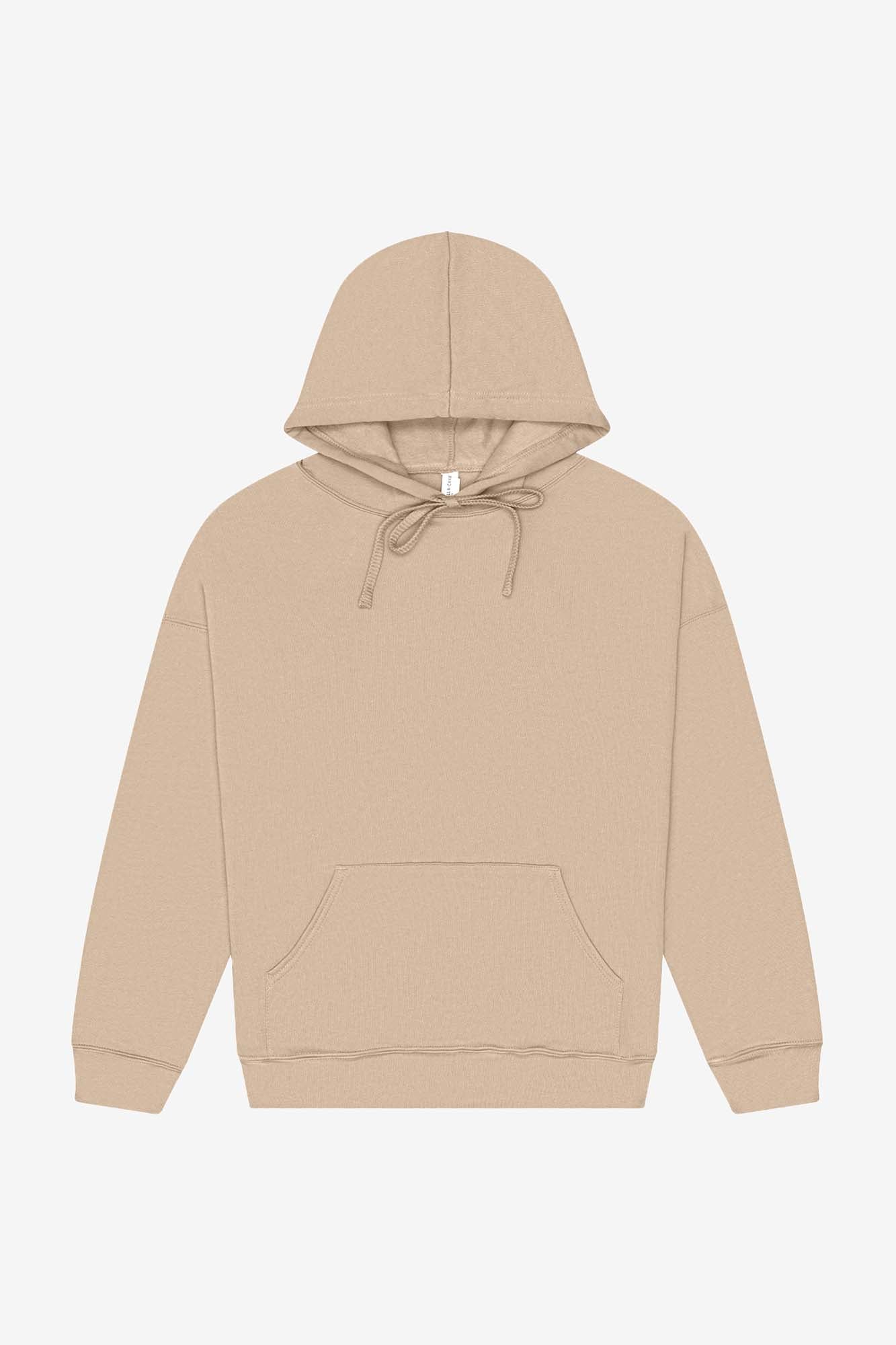 Customizable Unisex Sponge Fleece Pullover DTM Hoodie Sweatshirt Bella Canvas XS Tan