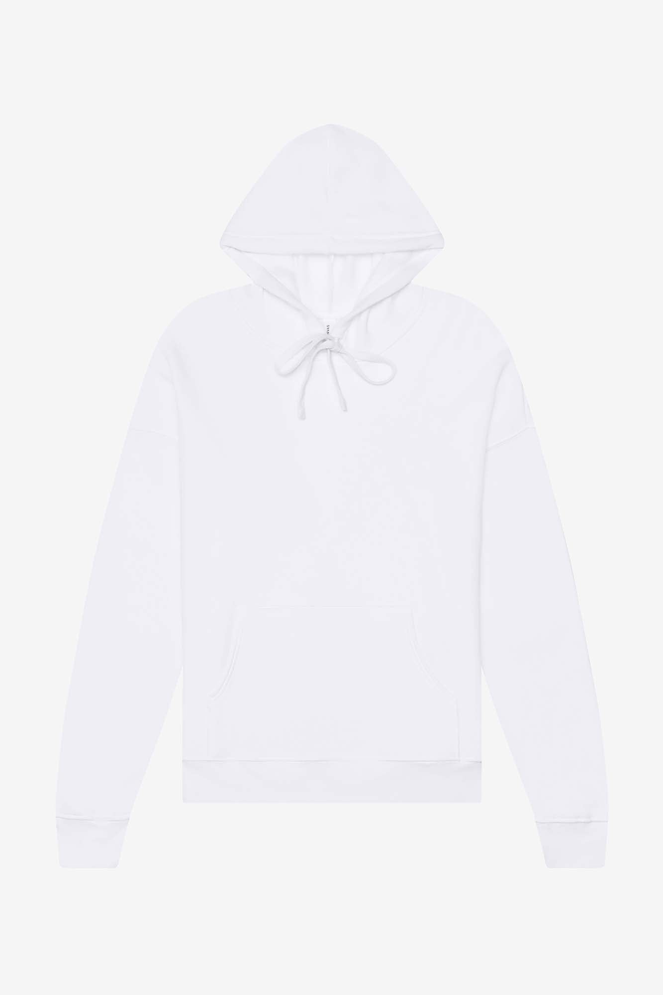 Customizable Unisex Sponge Fleece Pullover DTM Hoodie Sweatshirt Bella Canvas XS White