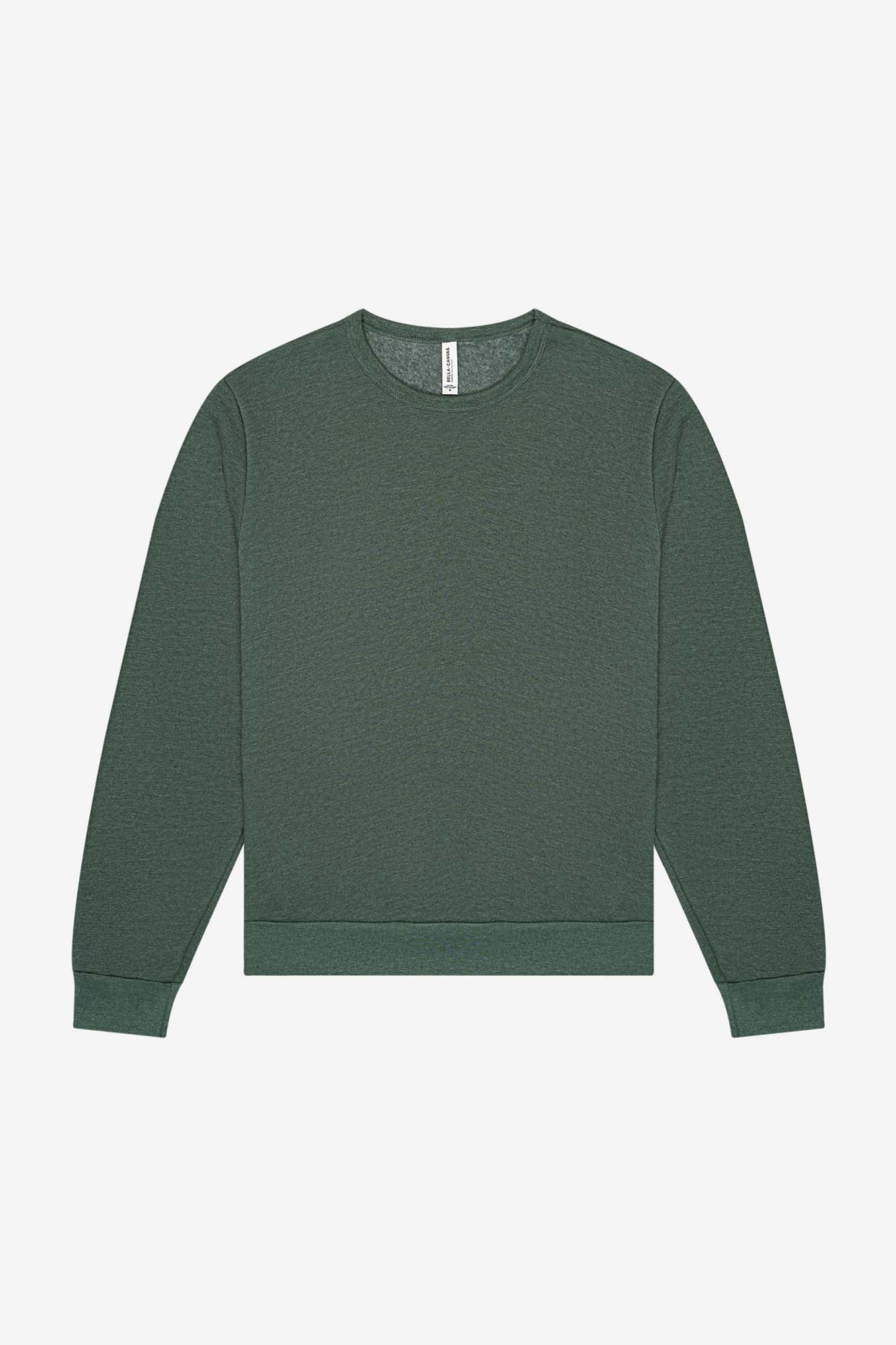 Customizable Unisex Sponge Fleece Classic Crewneck Sweatshirt Sweatshirt Bella Canvas XS Heather Forest