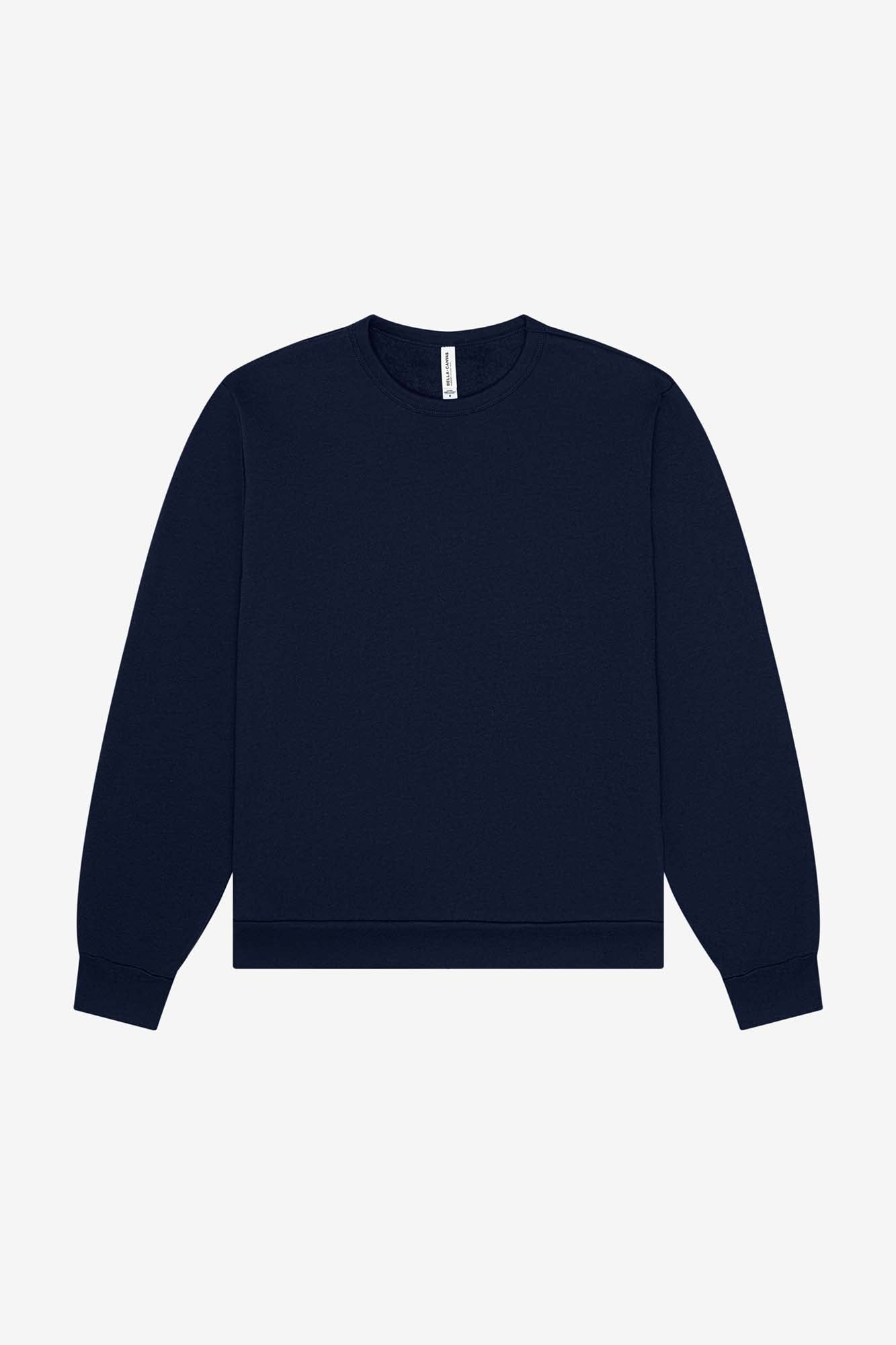Customizable Unisex Sponge Fleece Classic Crewneck Sweatshirt Sweatshirt Bella Canvas XS Navy