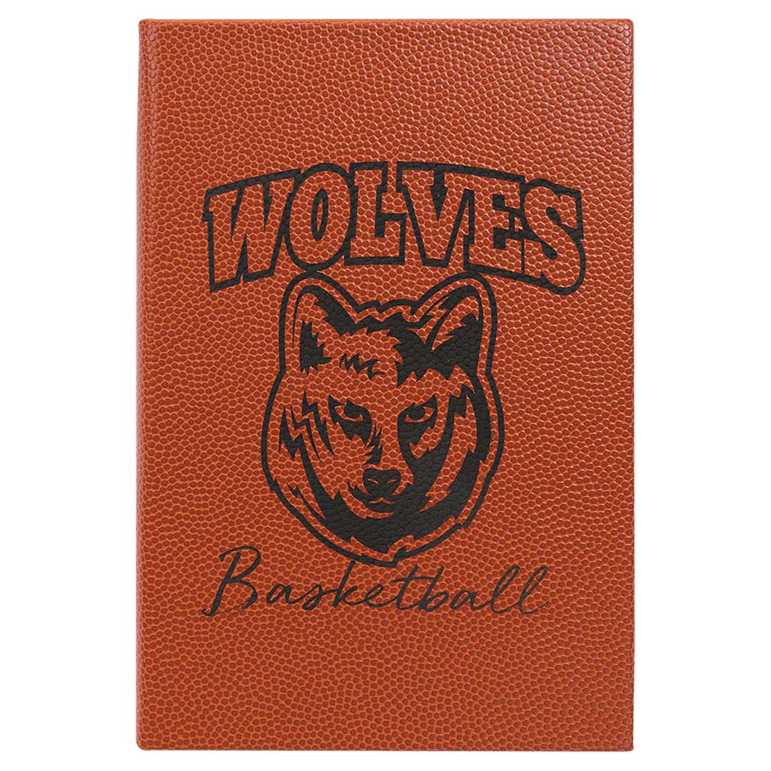 Engravable Leatherette Journal with Lined Notepad Notepad JDS