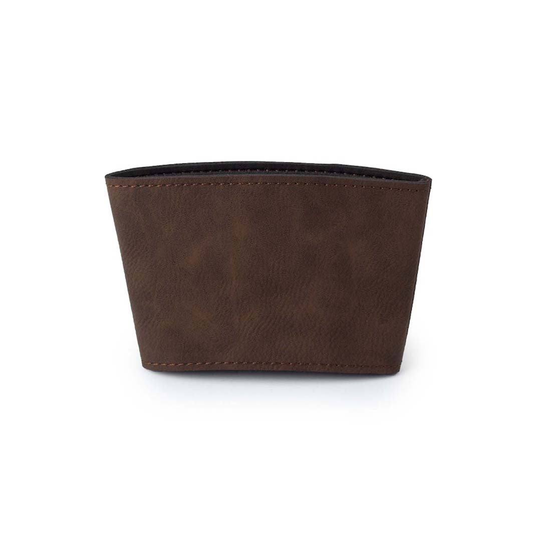 Engravable Cup Sleeve Drinkware JPPlus Bay Brown/Black Engraving