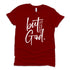But God T-Shirts Profyle District Small Cardinal Red