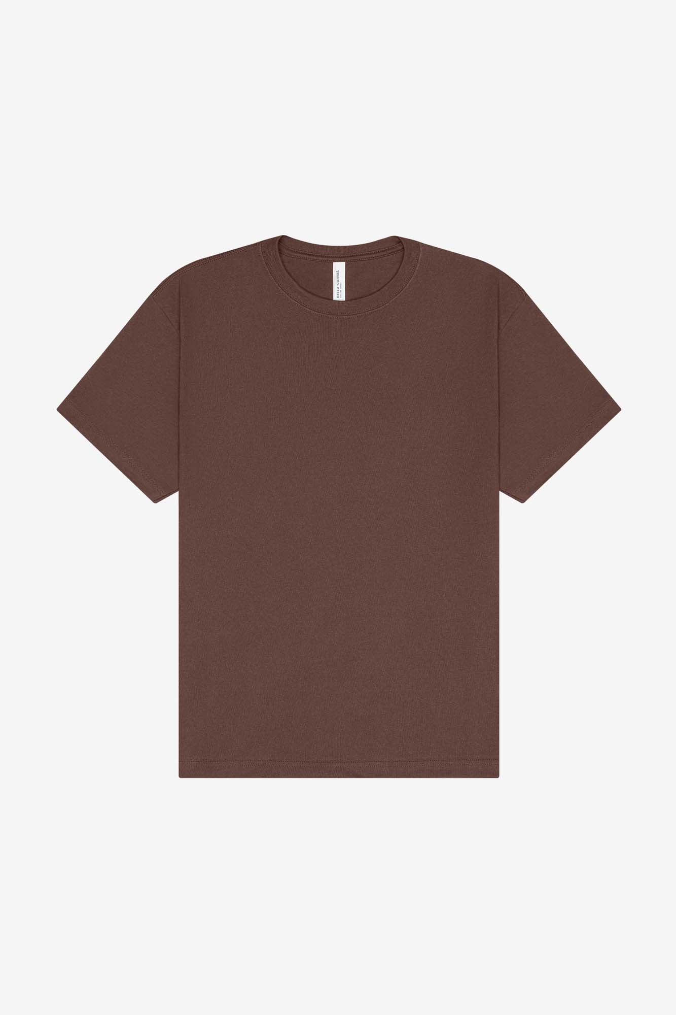 Customizable Unisex 7.5oz Heavyweight T-Shirt T-Shirts Bella Canvas Cocoa XS
