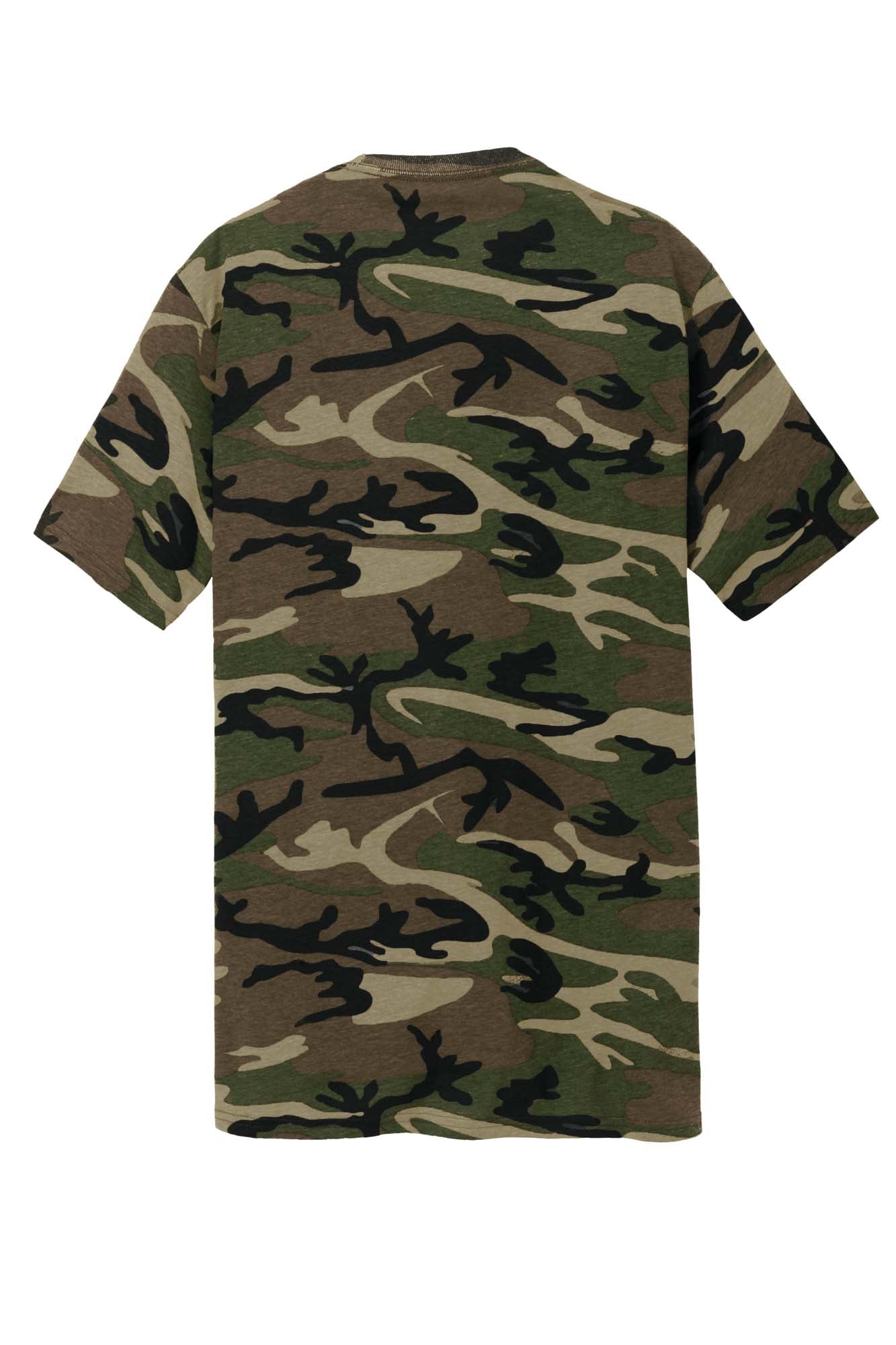 Customizable Cotton Camo Tee T-Shirts Port & Co
