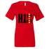 His Queen T-Shirts Profyle District Ladies Small Red