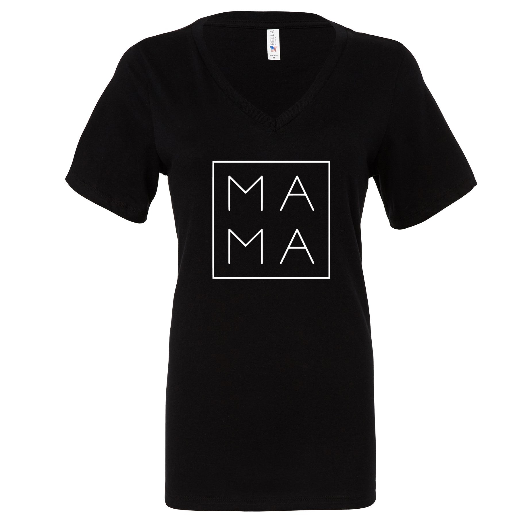 Mama-Mini T-Shirts Profyle District Ladies Small Black