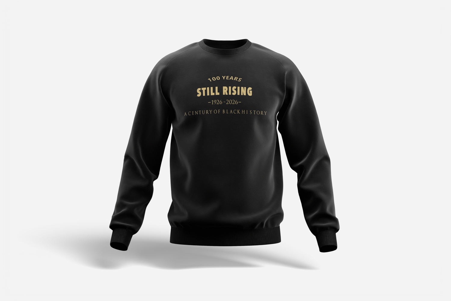 100 Years Still Rising Sweatshirt Sweatshirt Bella Canvas Black XS