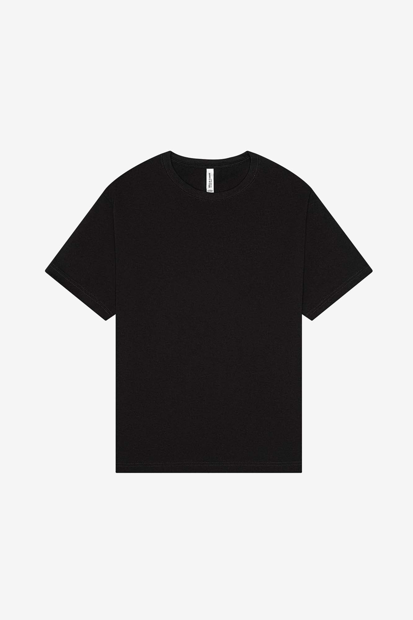 Customizable Unisex 6oz Heavyweight T-Shirt T-Shirts Bella Canvas Black XS