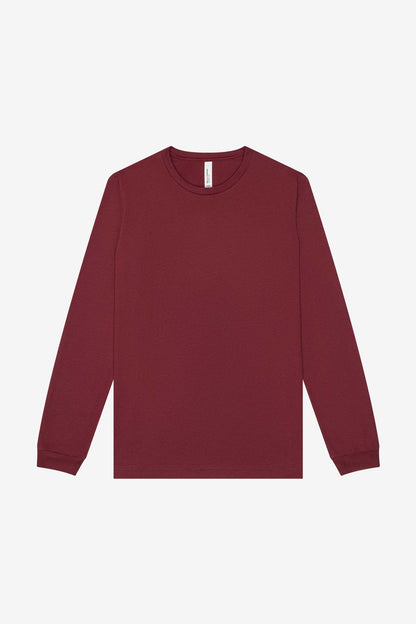 Customizable Unisex Heather CVC Long Sleeve Tee Long Sleeve T-Shirt Bella Canvas XS Heather Cardinal