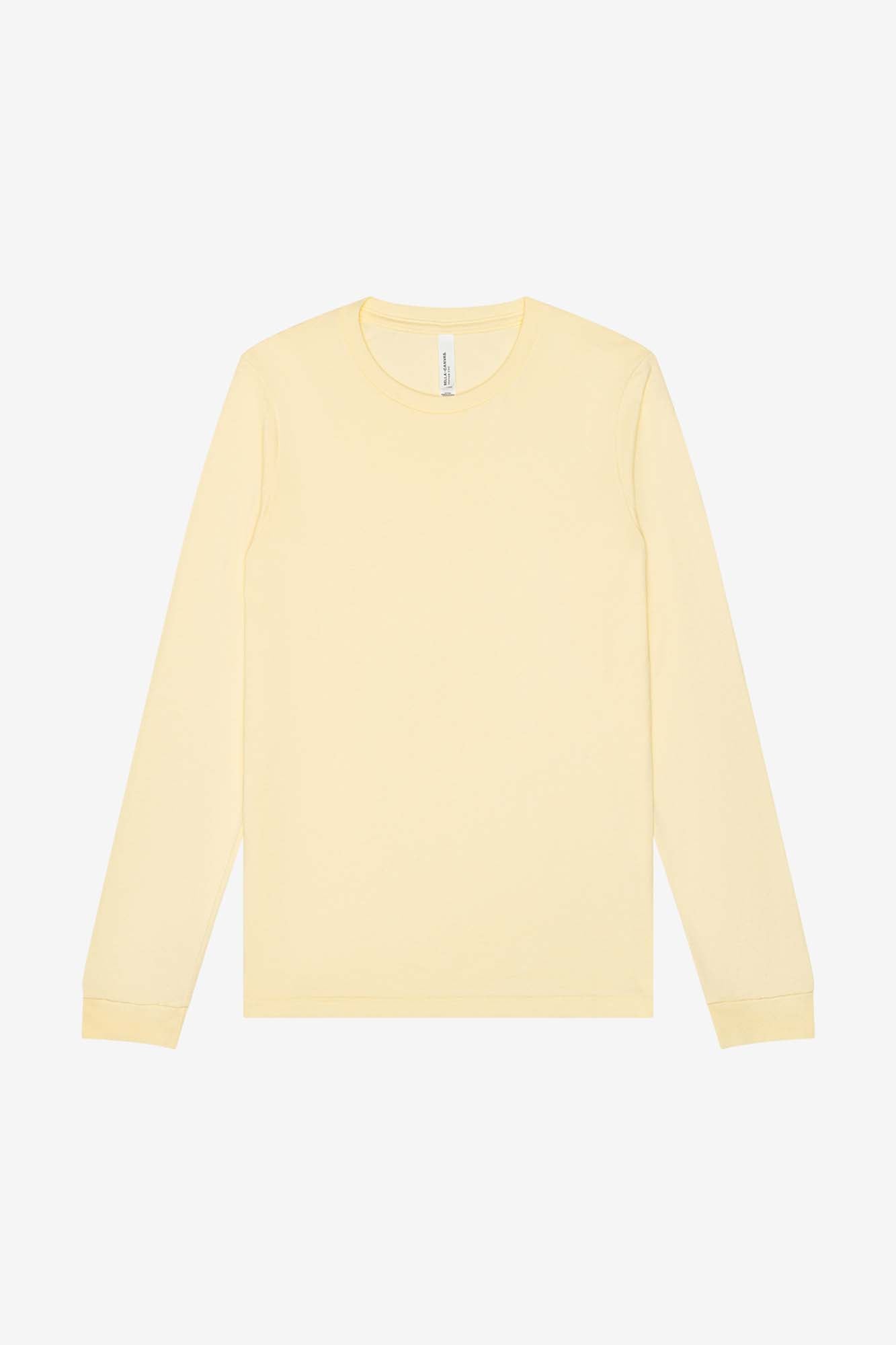 Customizable Unisex Heather CVC Long Sleeve Tee Long Sleeve T-Shirt Bella Canvas XS Heather French Vanilla