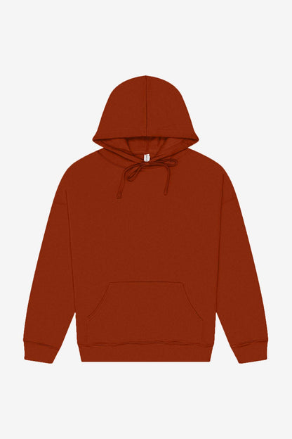 Customizable Unisex Sponge Fleece Pullover DTM Hoodie Sweatshirt Bella Canvas XS Brick