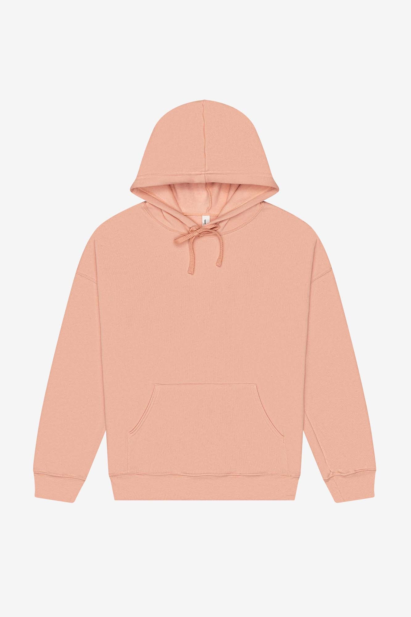 Customizable Unisex Sponge Fleece Pullover DTM Hoodie Sweatshirt Bella Canvas XS Peach
