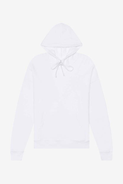 Customizable Unisex Sponge Fleece Pullover DTM Hoodie Sweatshirt Bella Canvas XS White