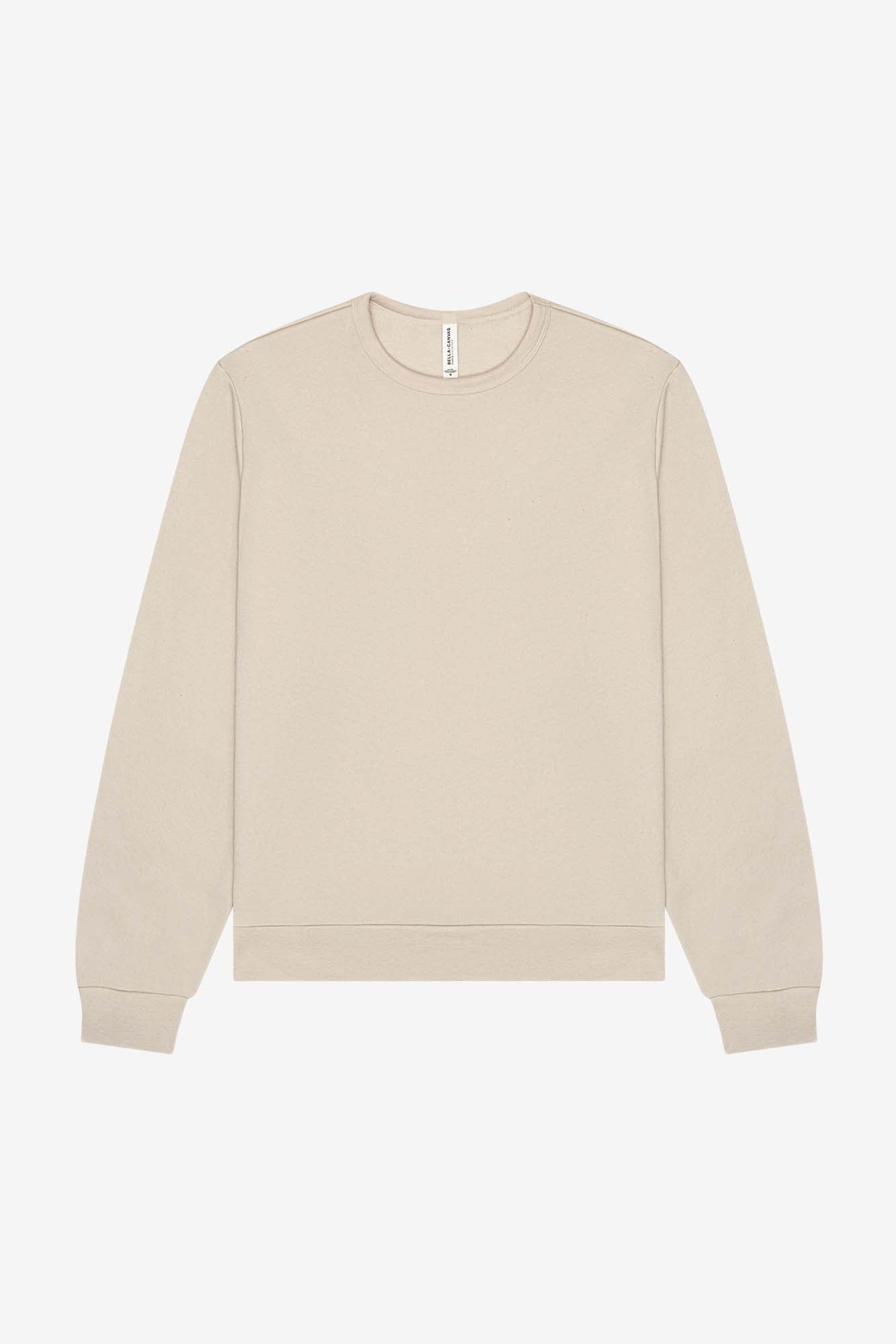 Customizable Unisex Sponge Fleece Classic Crewneck Sweatshirt Sweatshirt Bella Canvas XS Heather Dust