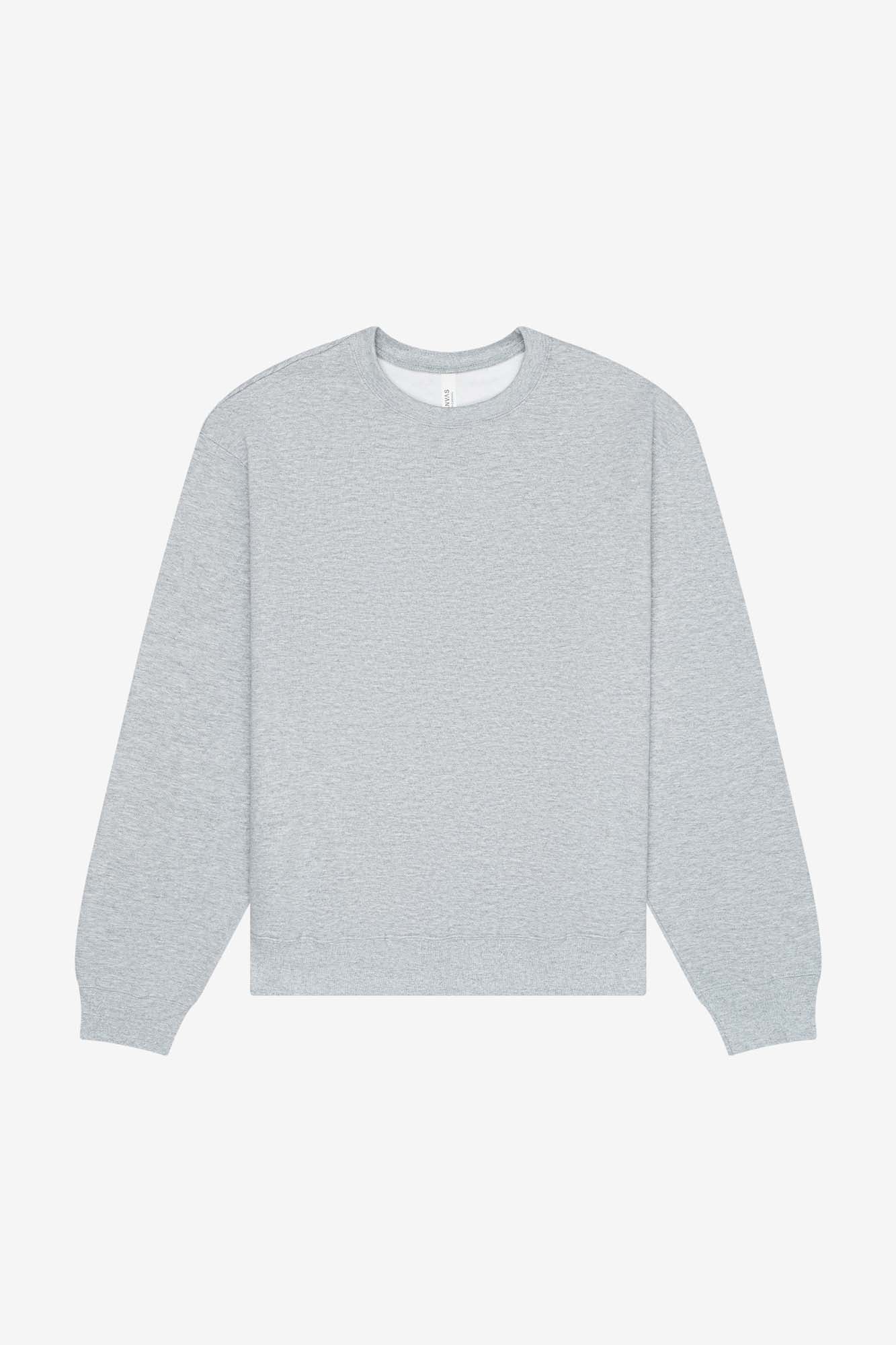 Customizable Unisex Heavyweight Crewneck Sweatshirt Sweatshirt Bella Canvas XS Athletic Heather