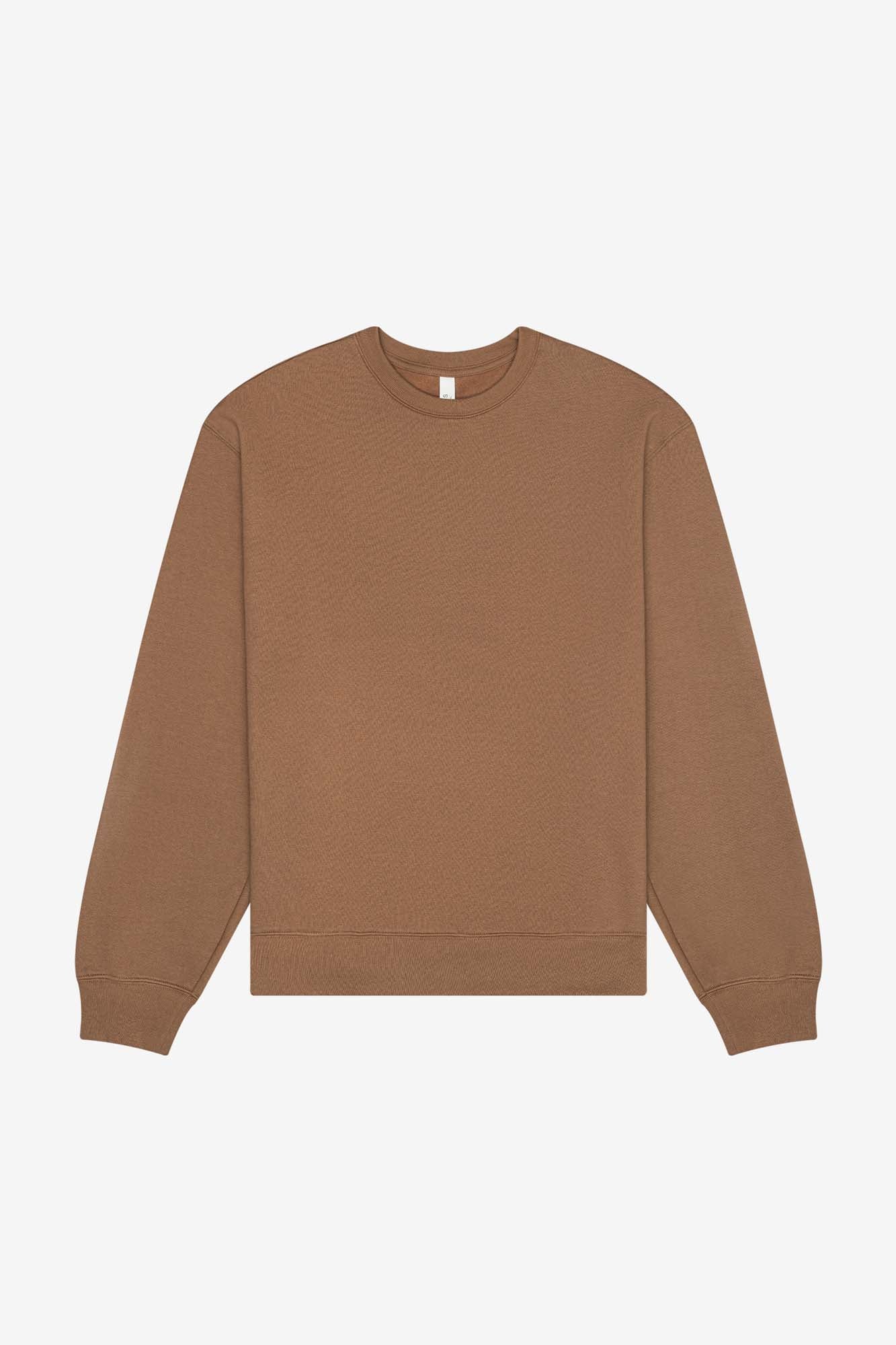 Customizable Unisex Heavyweight Crewneck Sweatshirt Sweatshirt Bella Canvas XS Vintage Brown