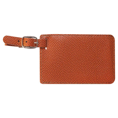 Engraveable Leatherette Luggage Tag Luggage Tag JDS Basketball/Black Engraving