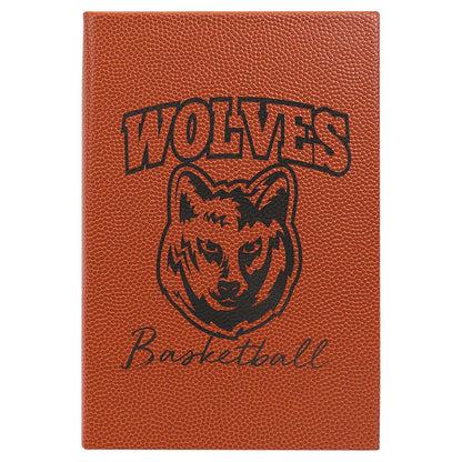 Engravable Leatherette Journal with Lined Notepad Notepad JDS