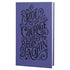 Engravable Leatherette Journal with Lined Notepad Notepad JDS Purple/Black Engraving 5 1/4" x 8 1/4"