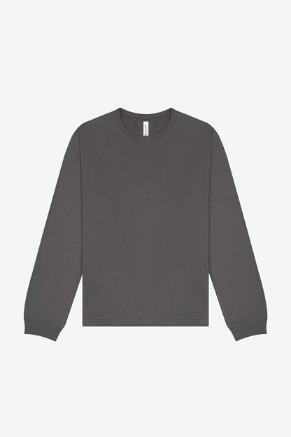 Customizable Unisex 7.5 oz Heavyweight Long Sleeve Tee T-Shirts Bella Canvas XS Asphalt