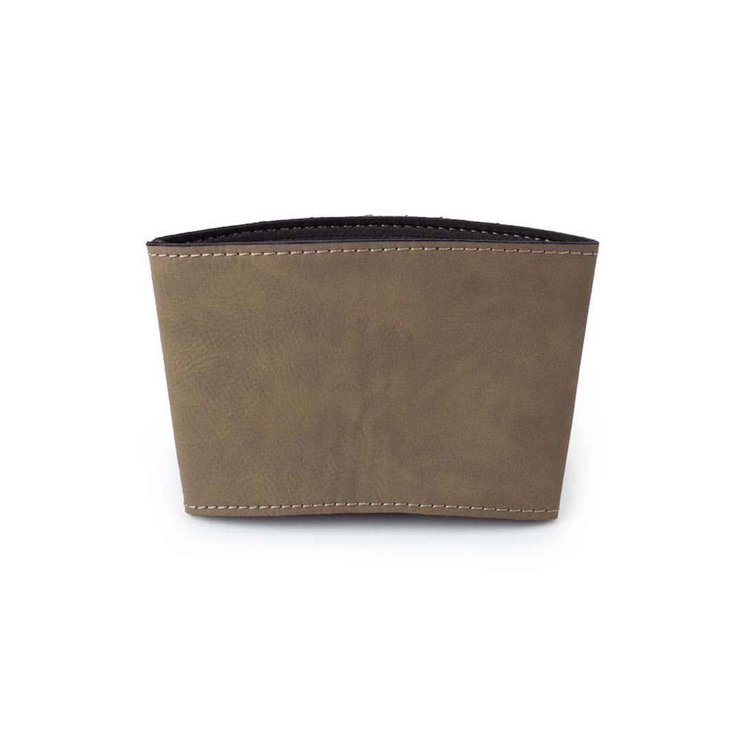 Engravable Cup Sleeve Drinkware JPPlus Buckskin/Black Engraving