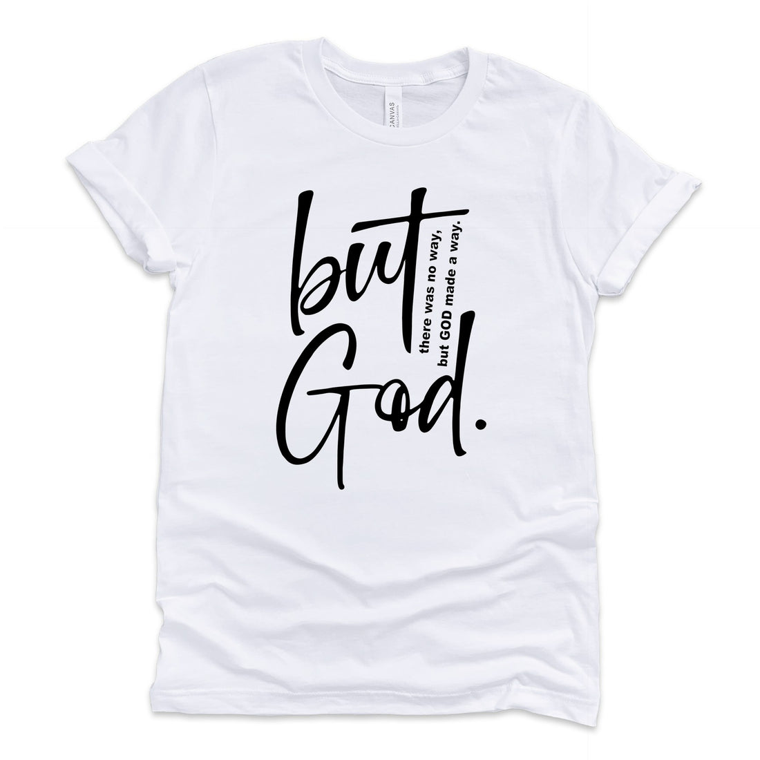 Profyle District - But God - T-Shirts - Whtie