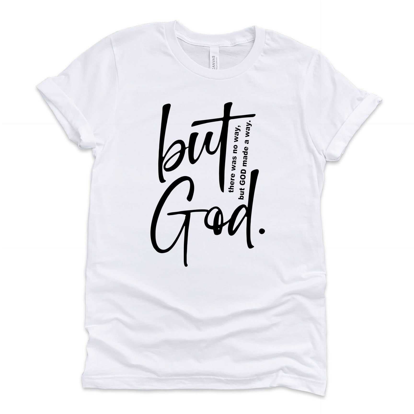But God T-Shirts Profyle District Small Whtie