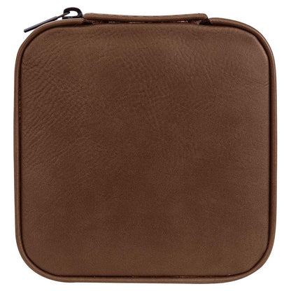 Engravable Leatherette Travel Jewelry Box Jewerly Case JDS