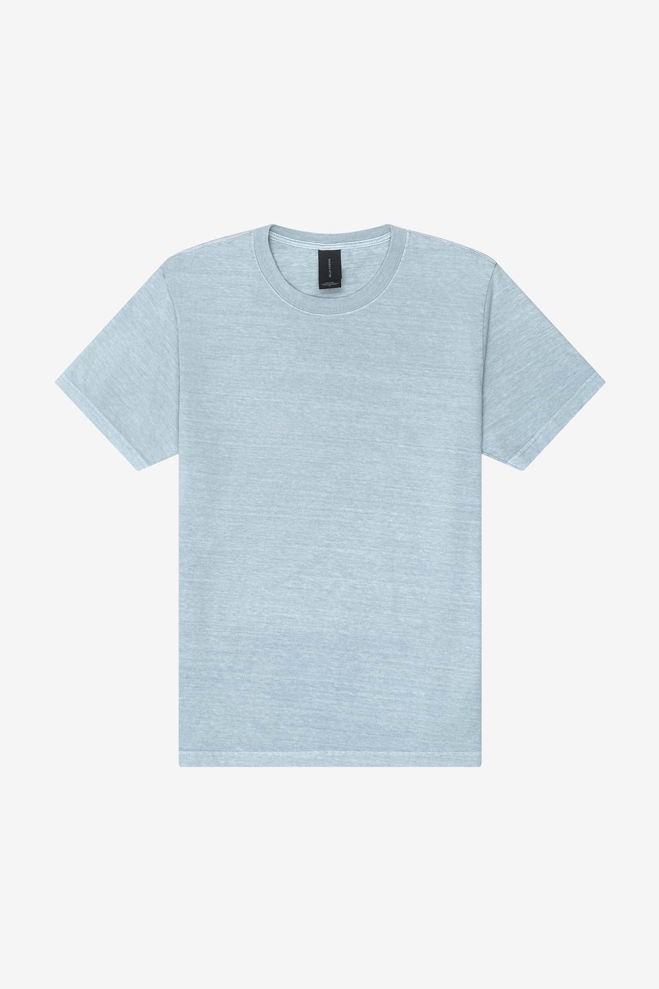Customizable Unisex Heavyweight Garment Dye T-Shirt T-Shirts Bella Canvas Light Washed Denim XS