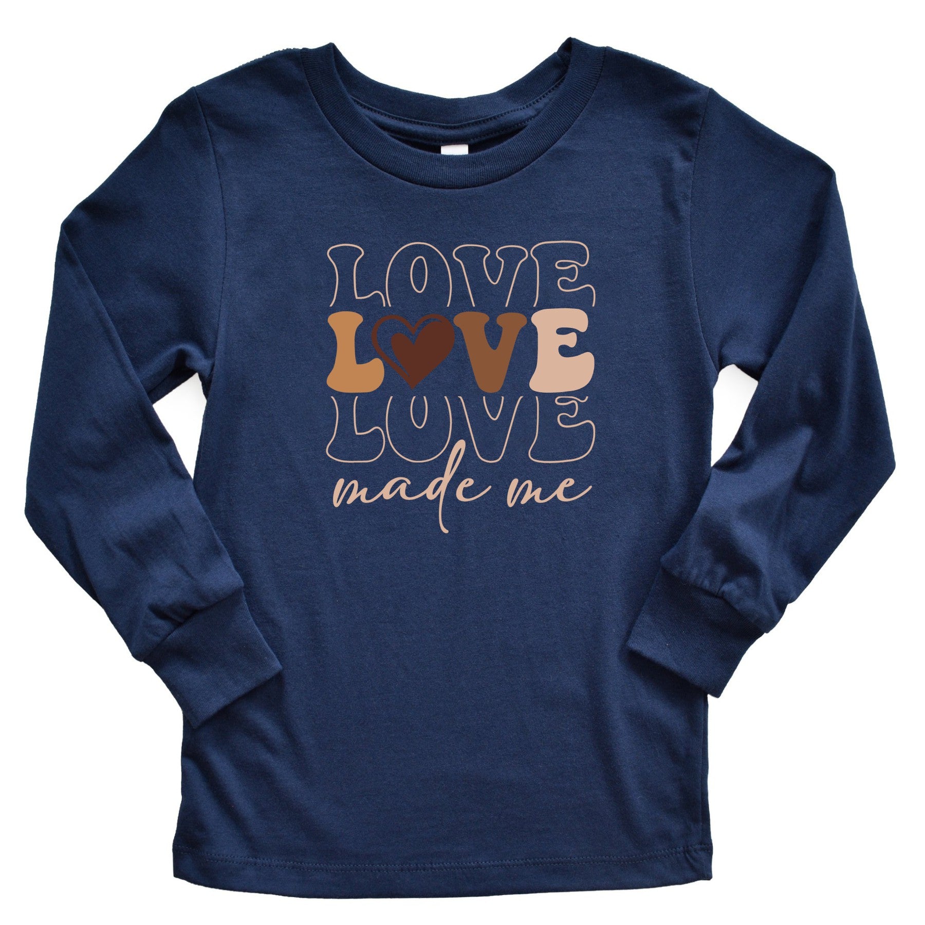 Love Made Me (Toddler) Long Sleeve Profyle District 2T Navy