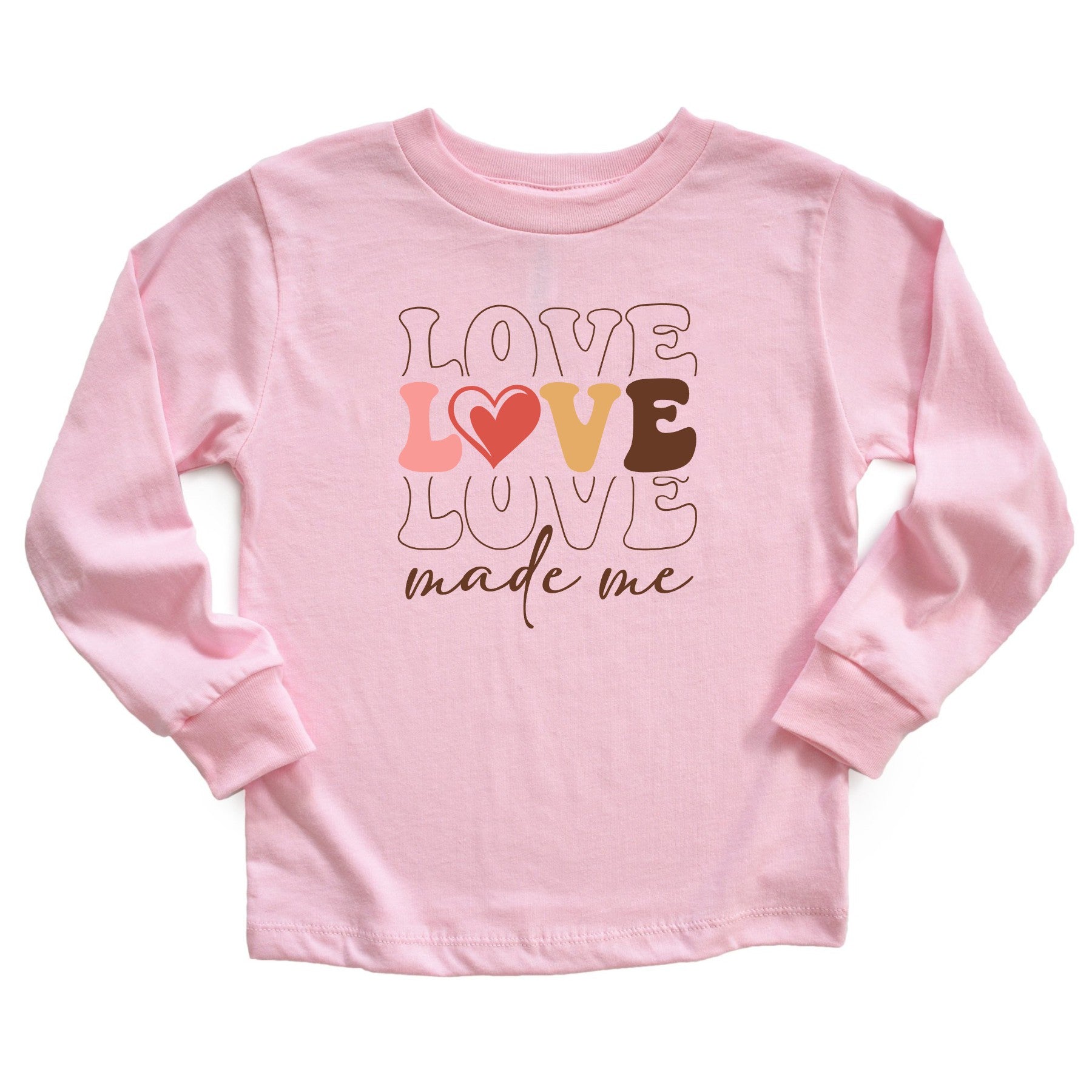 Love Made Me (Toddler) Long Sleeve Profyle District 2T Pink