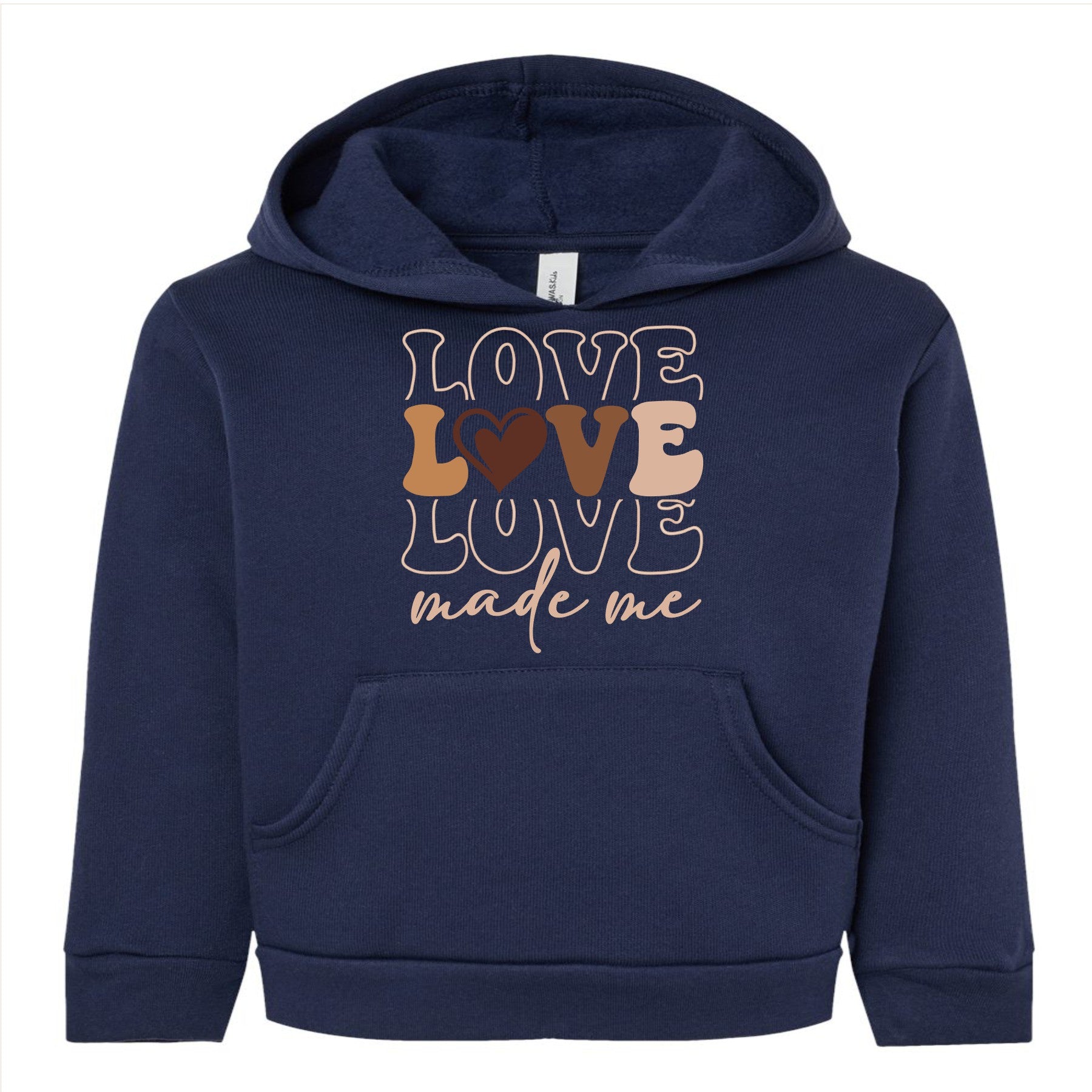Love Made Me (Toddler) Hoodie Profyle District 2T Navy