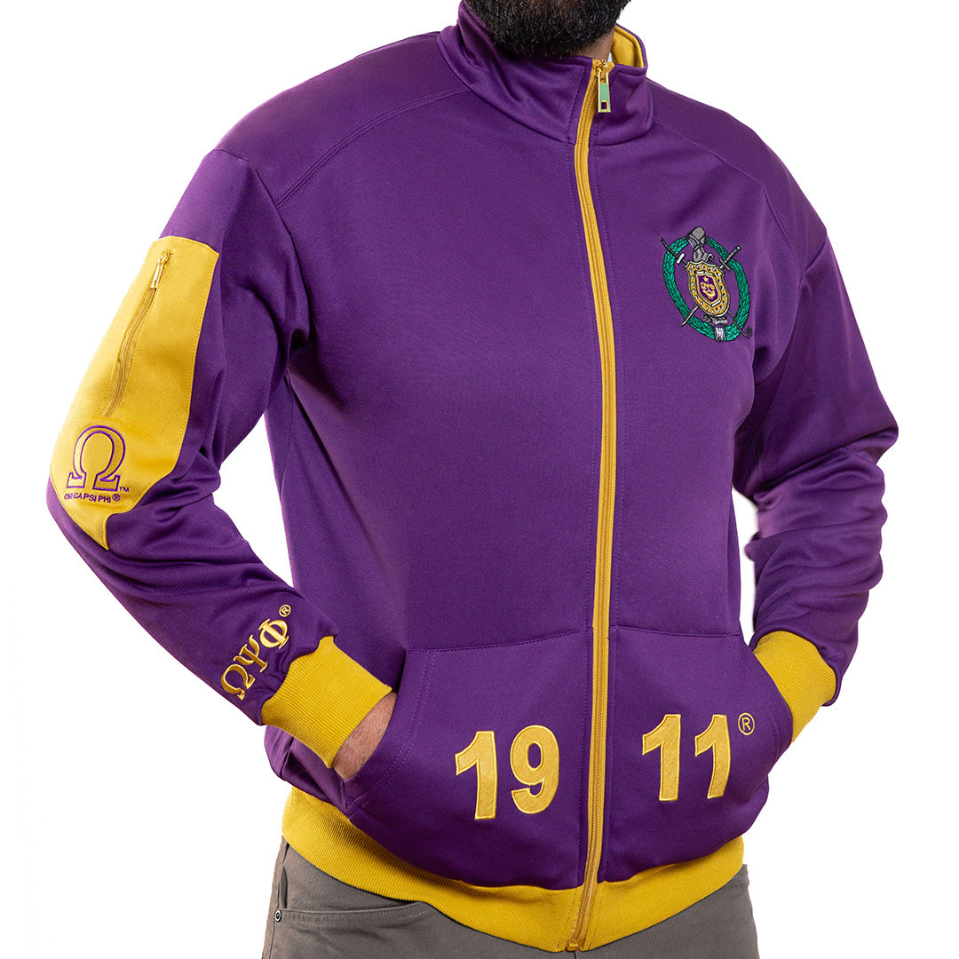 Elite Track Jacket - Omega Psi Phi Sweatshirt Profyle District M