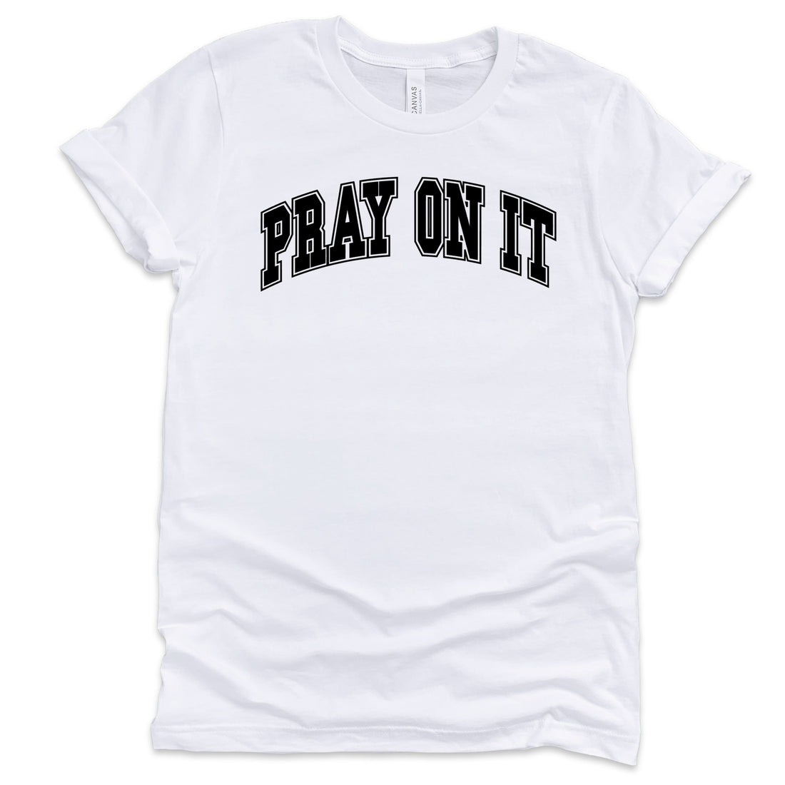 Pray On It T-Shirts Profyle District Small White