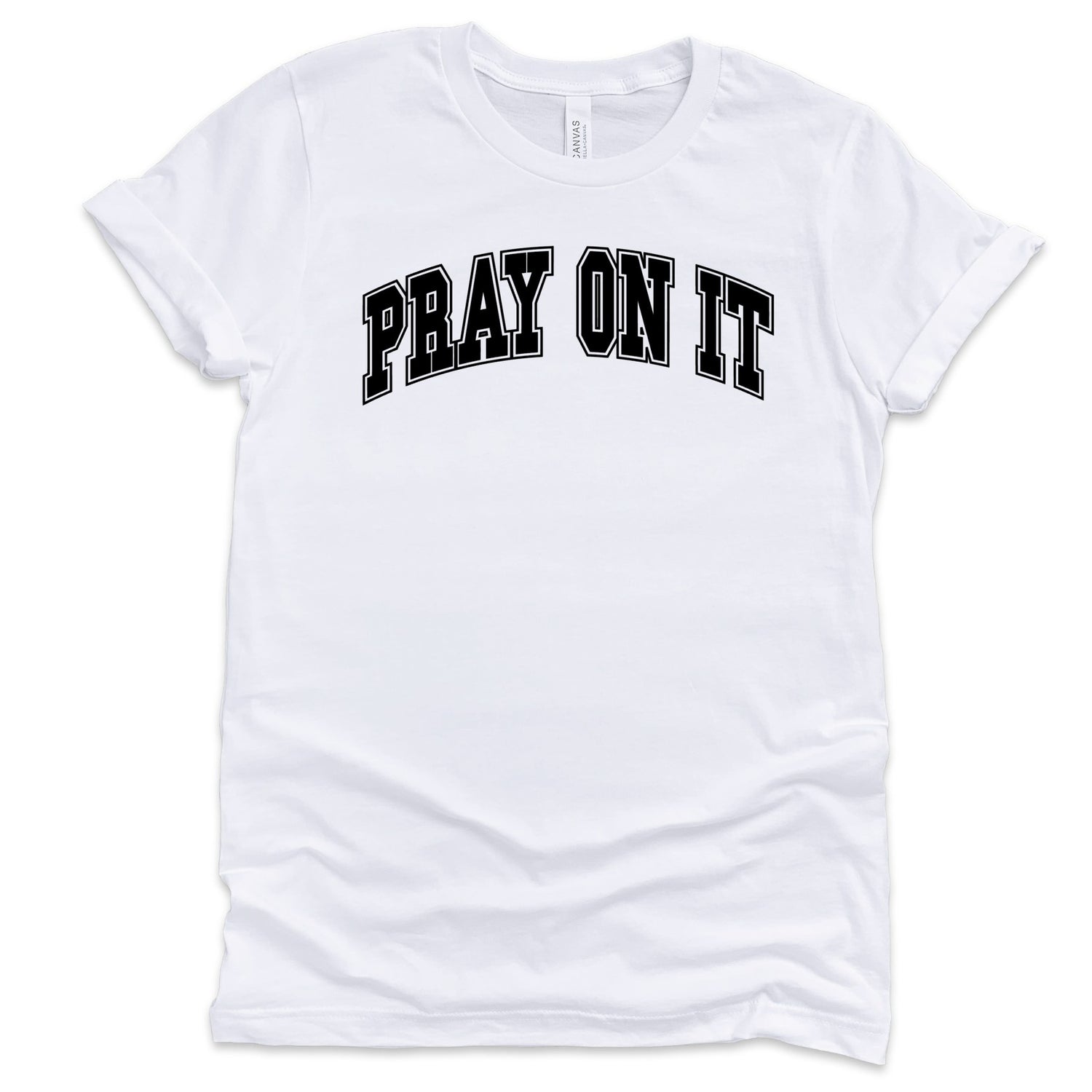 Pray On It T-Shirts Profyle District Small White