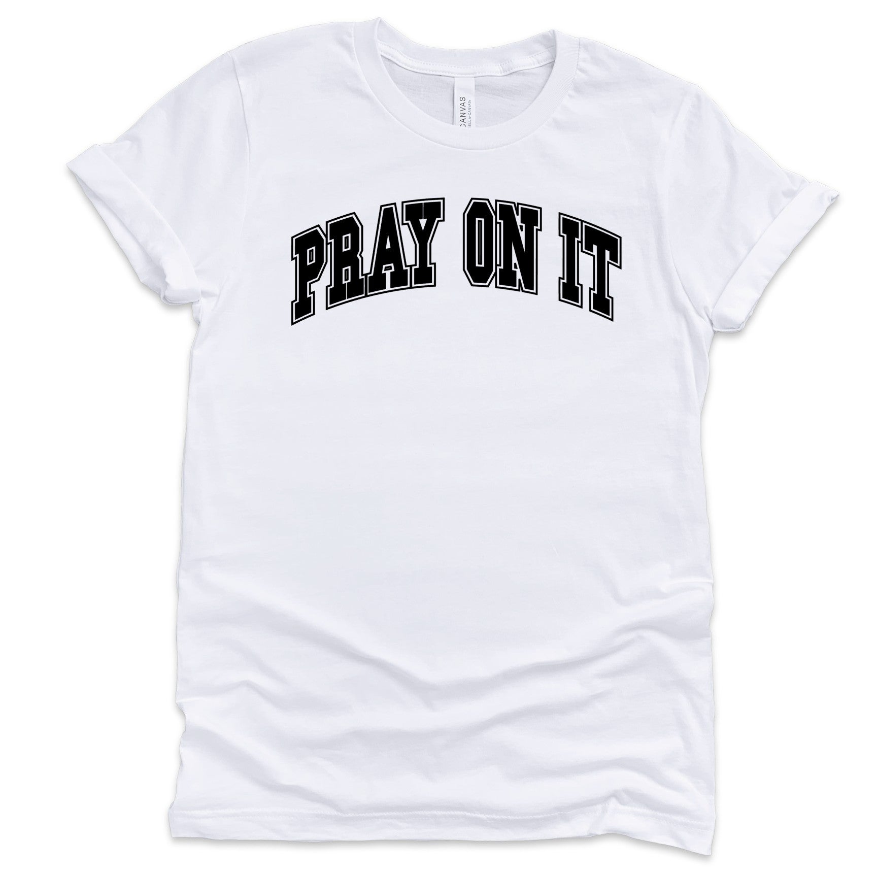 Pray On It T-Shirts Profyle District Small White