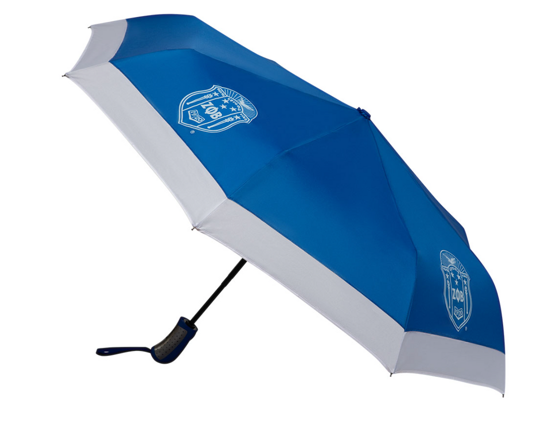 Mini Hurrican Umbrella - Zeta Phi Beta (Blue) Profyle District