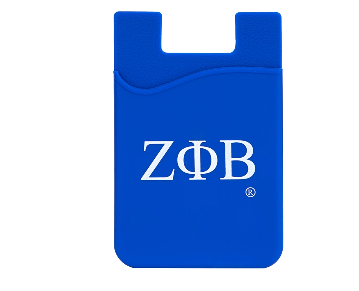 Silicone Phone Wallet - Zeta Phi Beta (Blue) Profyle District Blue