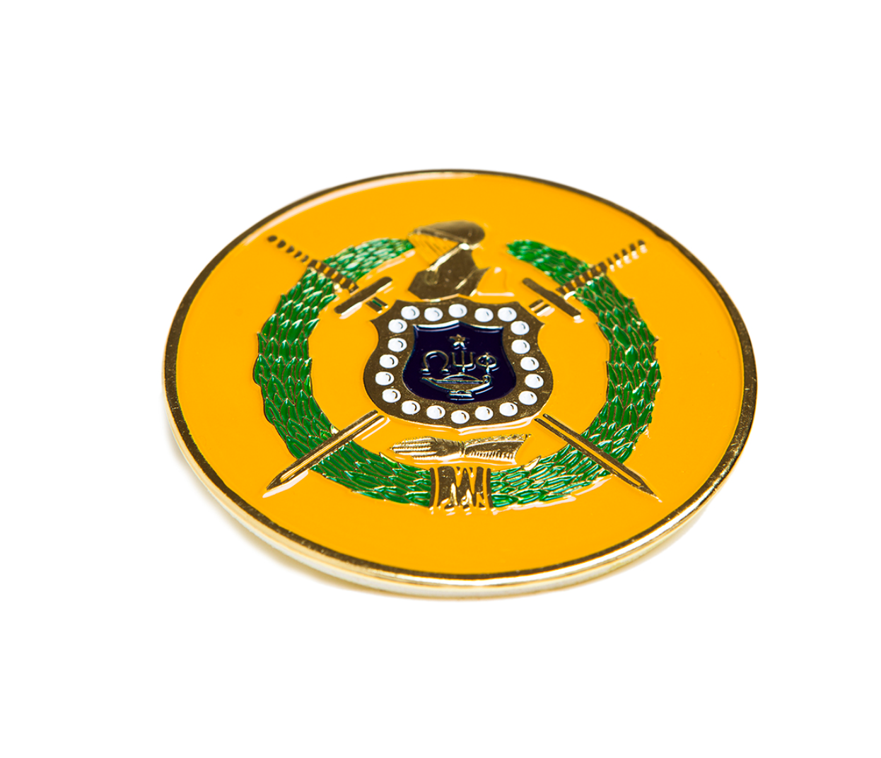 Round Car Badge - Omega Psi Phi Profyle District