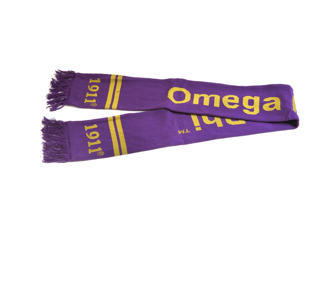 Knit Scarf - Omega Psi Phi Profyle District