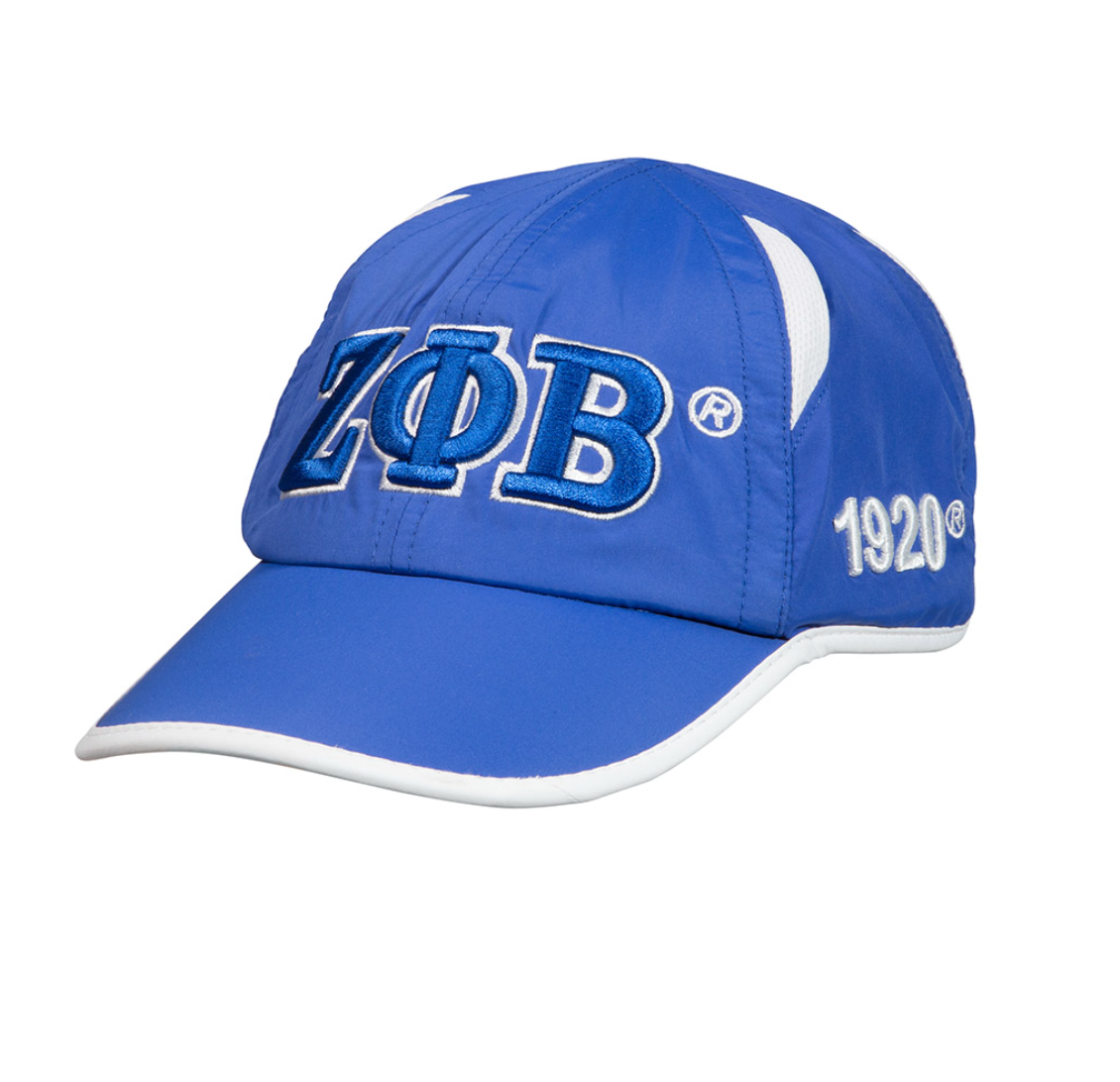 Featherlite Cap - Zeta Phi Beta (Blue) Hats Profyle District Blue One size
