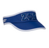 Featherlite Visor - Zeta Phi Beta (Blue) Hats Profyle District Blue One size