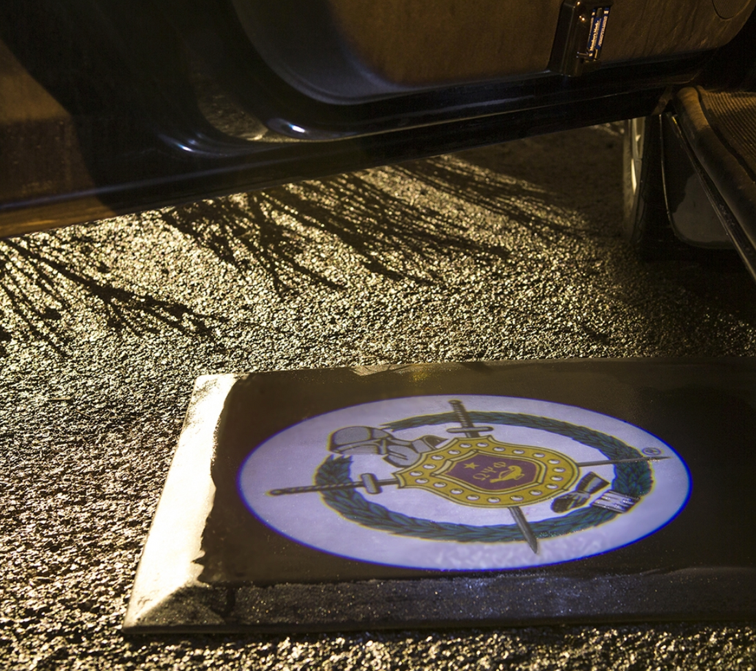 LED Car Door Light Set - Omega Psi Phi Profyle District