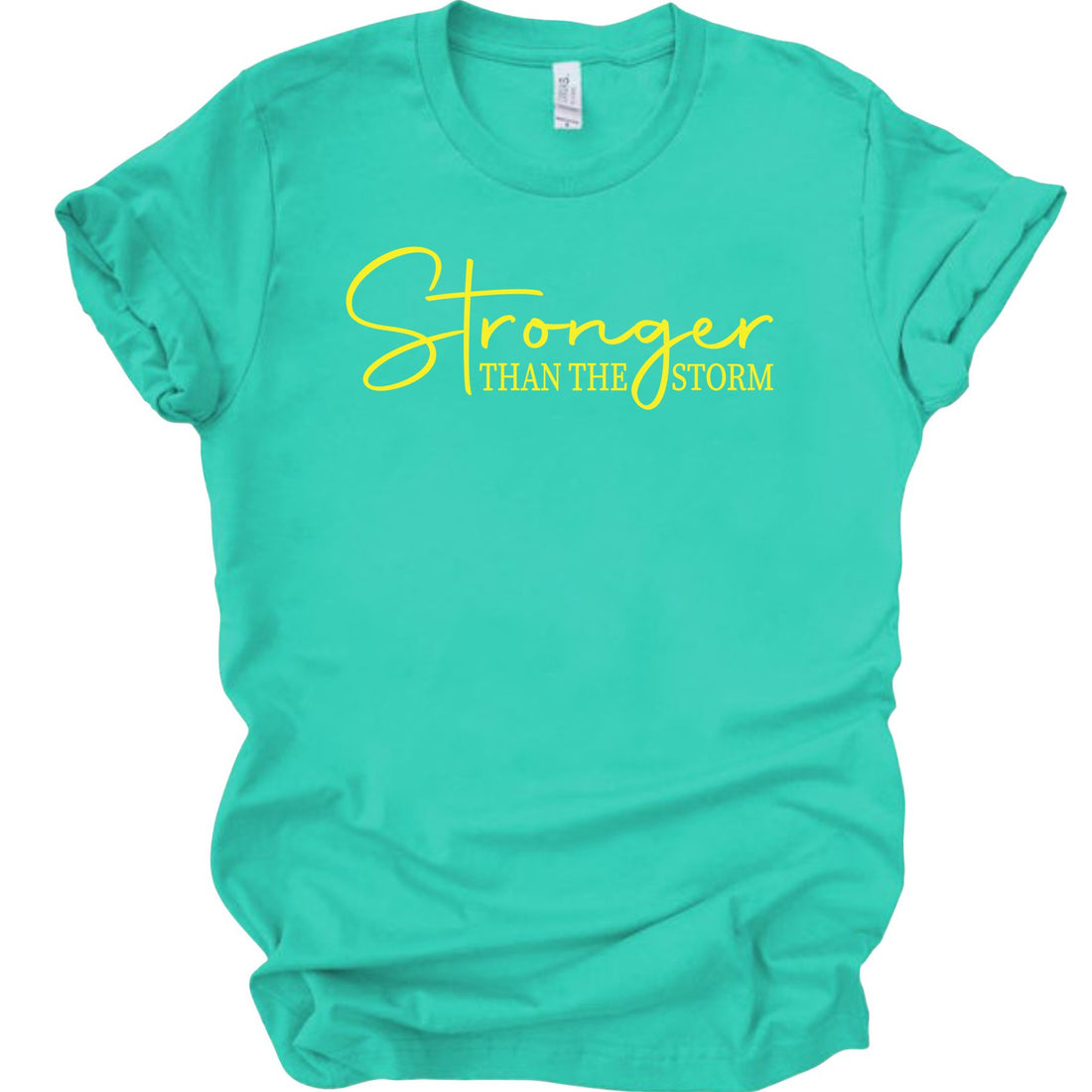 Profyle District - Stronger Than The Storm - T-Shirts - Teal