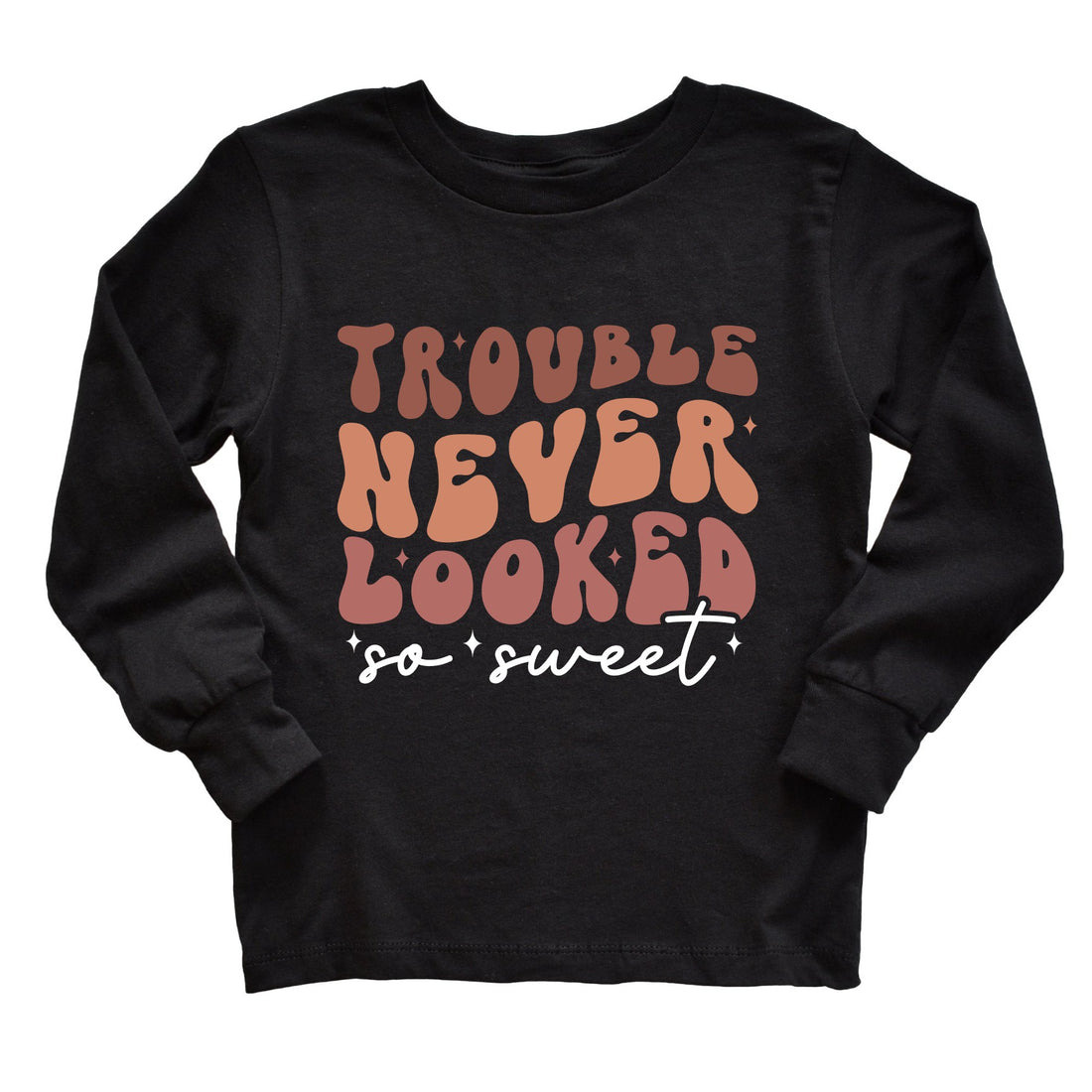 Trouble Never Looked So Sweet (Toddler) Youth T-Shirts Profyle District 2T Black