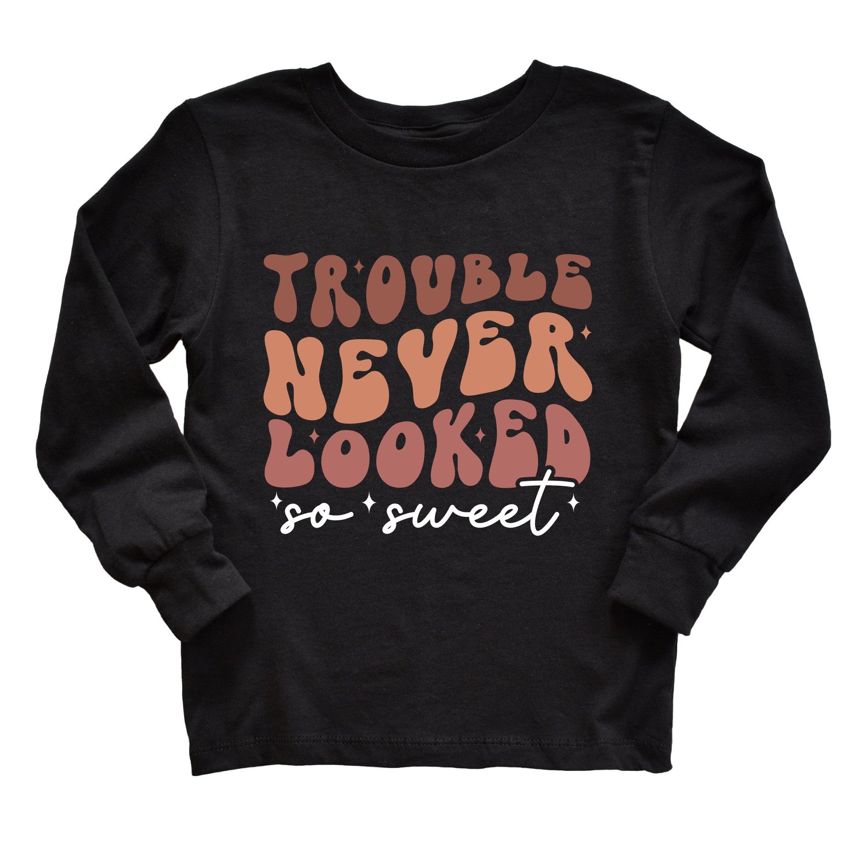 Trouble Never Looked So Sweet (Toddler) Youth T-Shirts Profyle District 2T Black