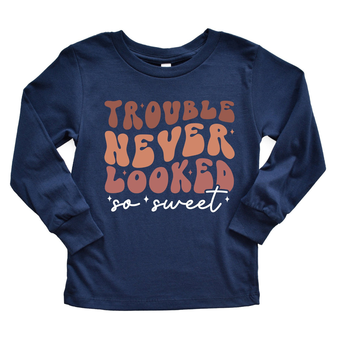 Trouble Never Looked So Sweet (Toddler) Youth T-Shirts Profyle District 2T Navy